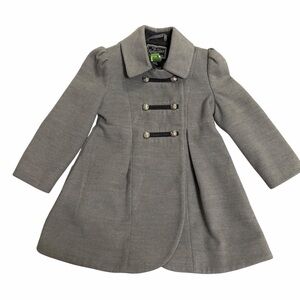 Rothschild Little Girl/Faux Wool Military-style Coat/Size: M (5-6)
